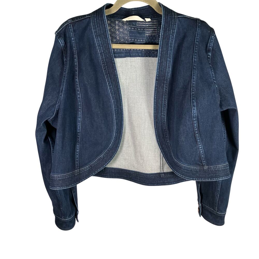 Soft Surroundings Blue Denim Jacket